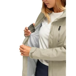 Maier Sports Perdura Rec parka outdoor jack dames brown rice