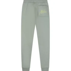 Malelions Striped Signature joggingbroek junior agave green