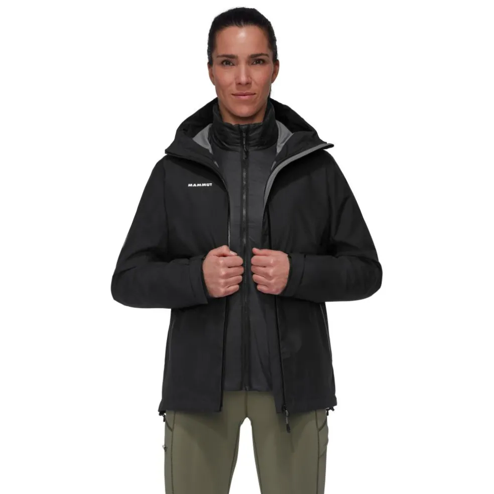 Mammut Alto Light Hooded 3-in-1 outdoor jack dames black