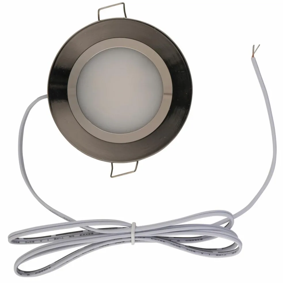 Marine LED Downlight LED inbouw spot nikkel