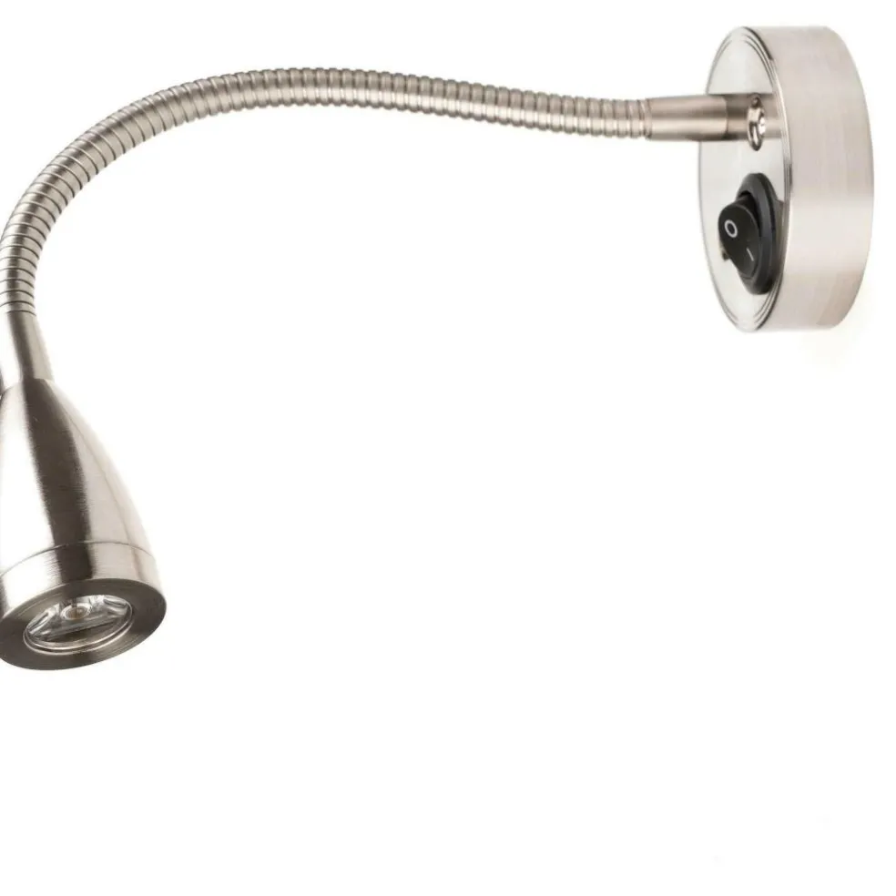 Marine LED Mini flex led opbouwspot satin nickel