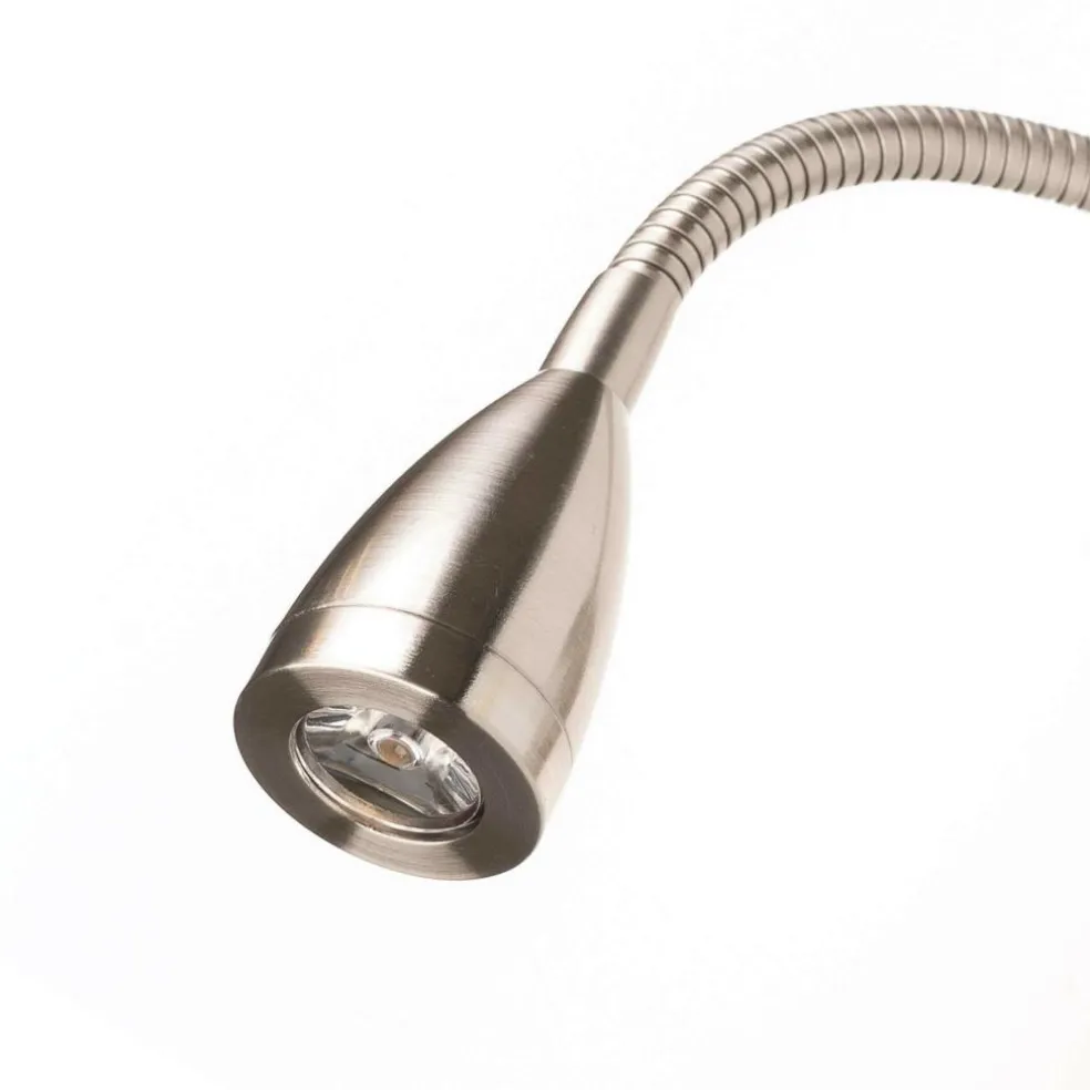 Marine LED Mini flex led opbouwspot satin nickel