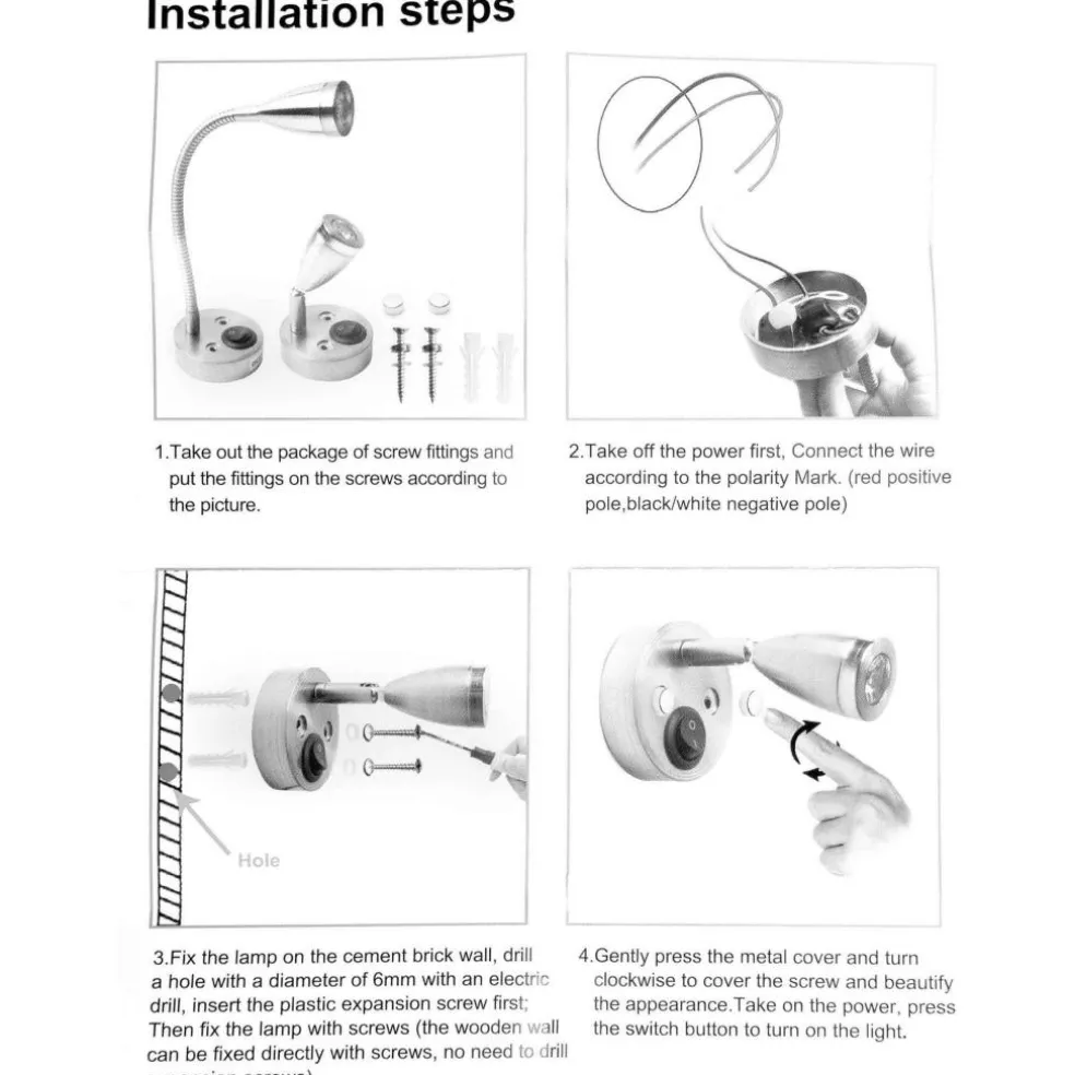 Marine LED Mini flex led opbouwspot satin nickel