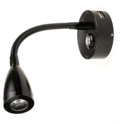Marine LED  Mini Flex USB led opbouwspot zwart