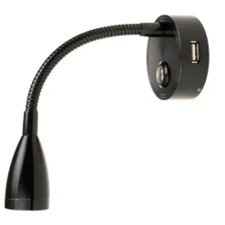 Marine LED  Mini Flex USB led opbouwspot zwart