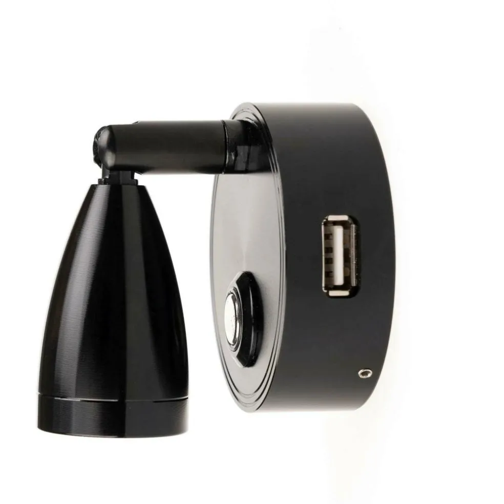 Marine LED Mini led opbouwspot zwart