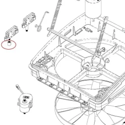Maxxfan Motor opvulbus voor Maxxfan Deluxe 17A