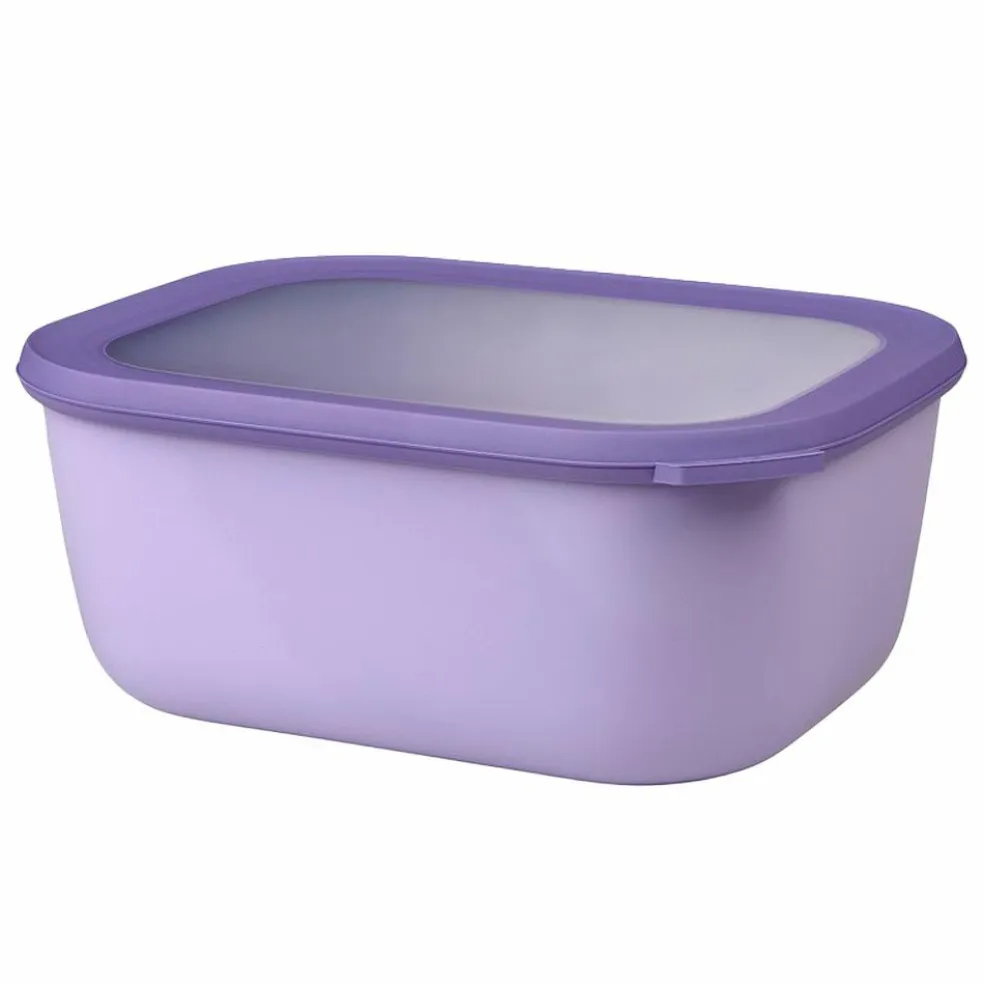Mepal Cirqula multikom vershouddoos rechthoekig 3 liter vivid lilac