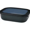 Mepal Cirqula multikom vershouddoos rechthoekig 2 liter nordic black