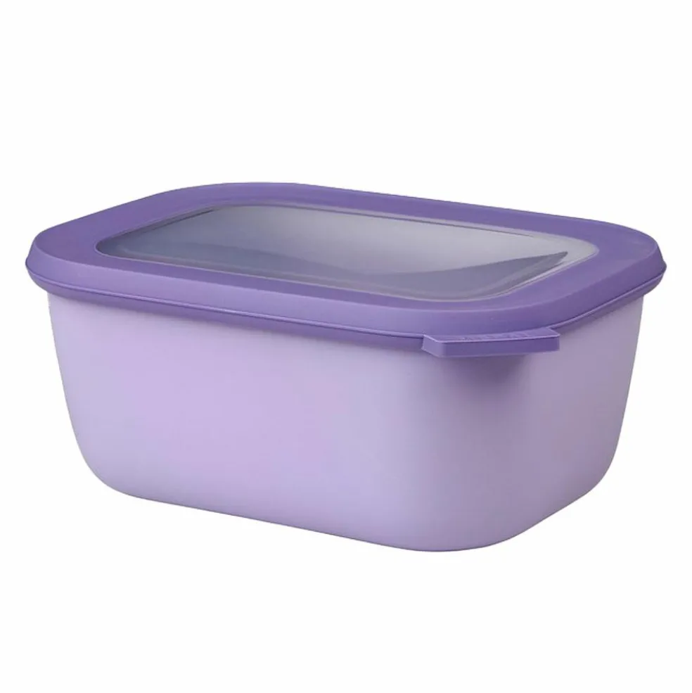 Mepal Cirqula multikom vershouddoos rechthoekig 1,5 liter vivid lilac