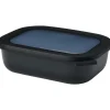 Mepal Cirqula multikom vershouddoos rechthoekig 1 liter nordic black