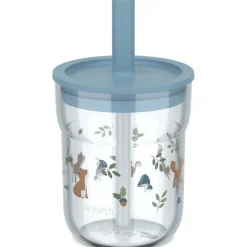 Mepal Mio beker met rietje 250 ml little dutch forest friends