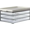 Mepal Omnia 3-laags vleeswarendoos nordic white