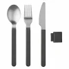 Mepal Silueta bestekset 3-delig nordic black
