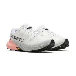Merrell Agility Peak 5 hardloopschoenen dames white soft coral