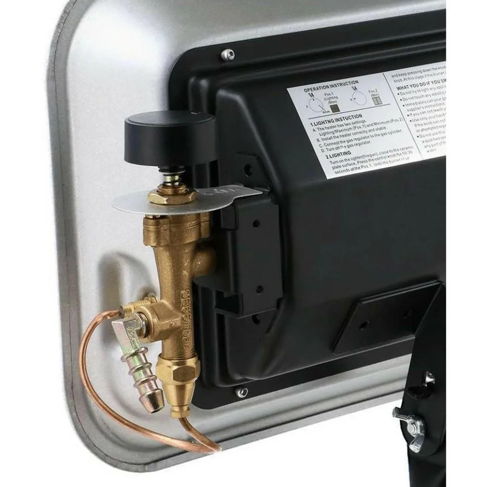 Mestic MES-100 straalkachel met flesbevestiging