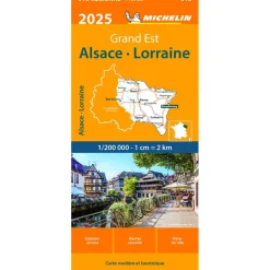 Michelin 516 Alsace Lorraine wegenkaart 2025
