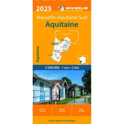 Michelin 524 Aquitaine wegenkaart 2025