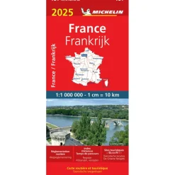Michelin 721 Frankrijk wegenkaart 2025
