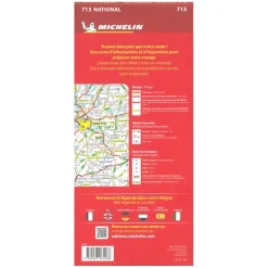 Michelin 713 Groot-Brittannië en Ierland wegenkaart 2025