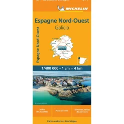 Michelin 571 Noordwest-Spanje Galicië wegenkaart