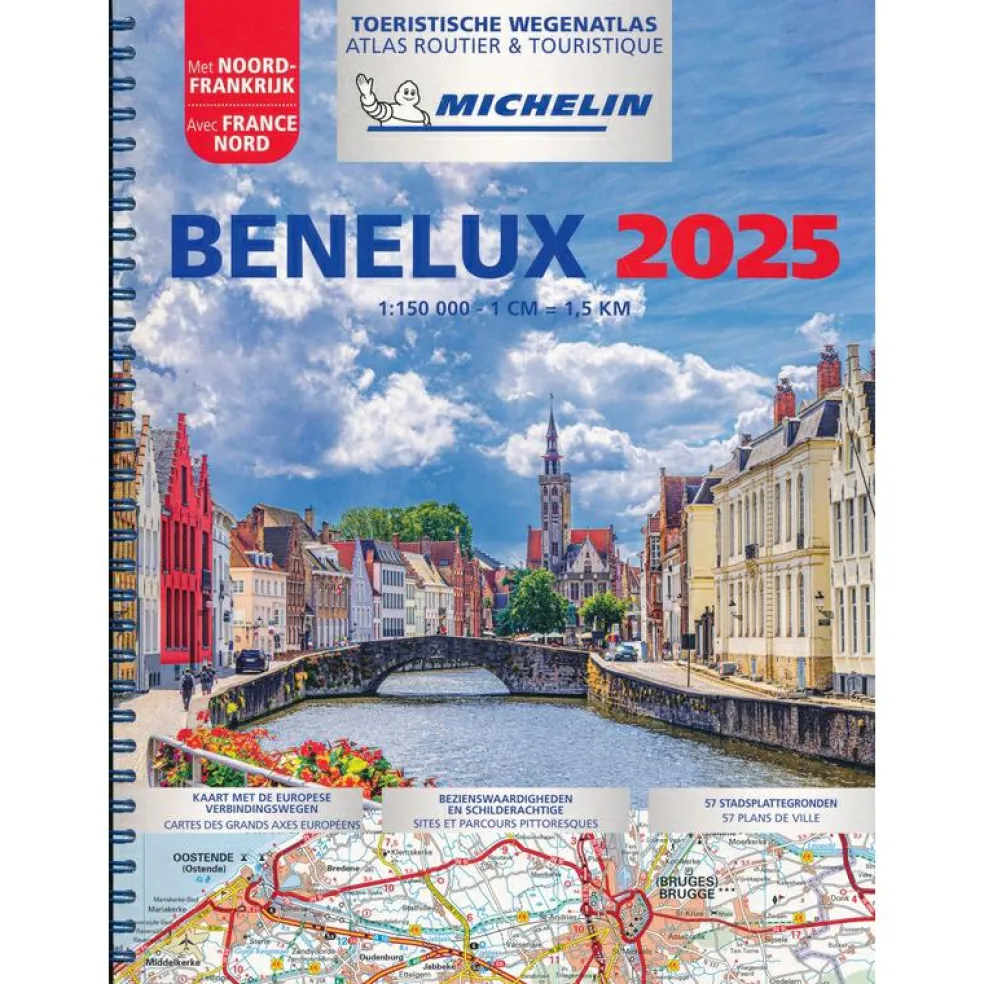 Michelin Benelux wegenkaart 2025
