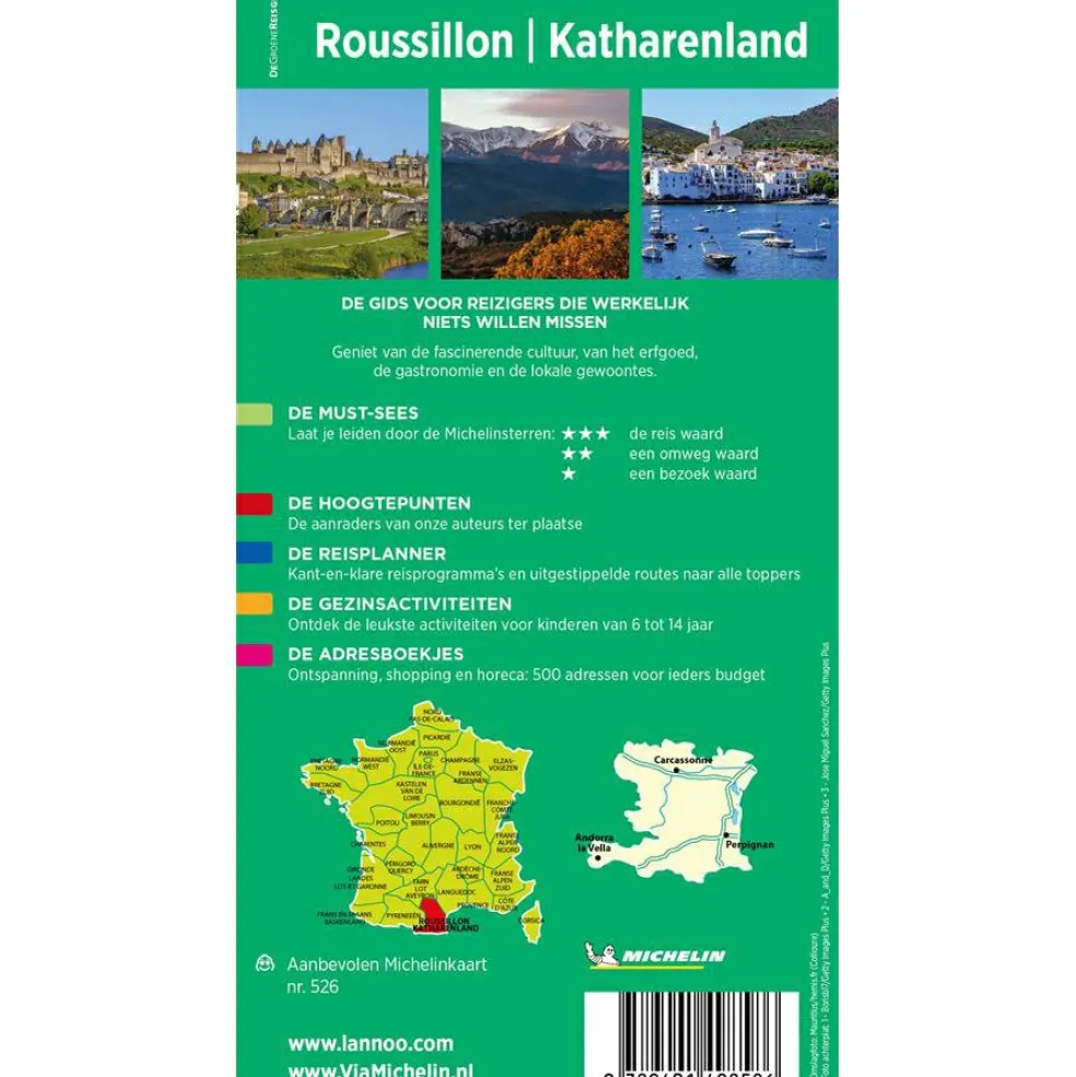 Michelin Roussillon Katharenland reisgids