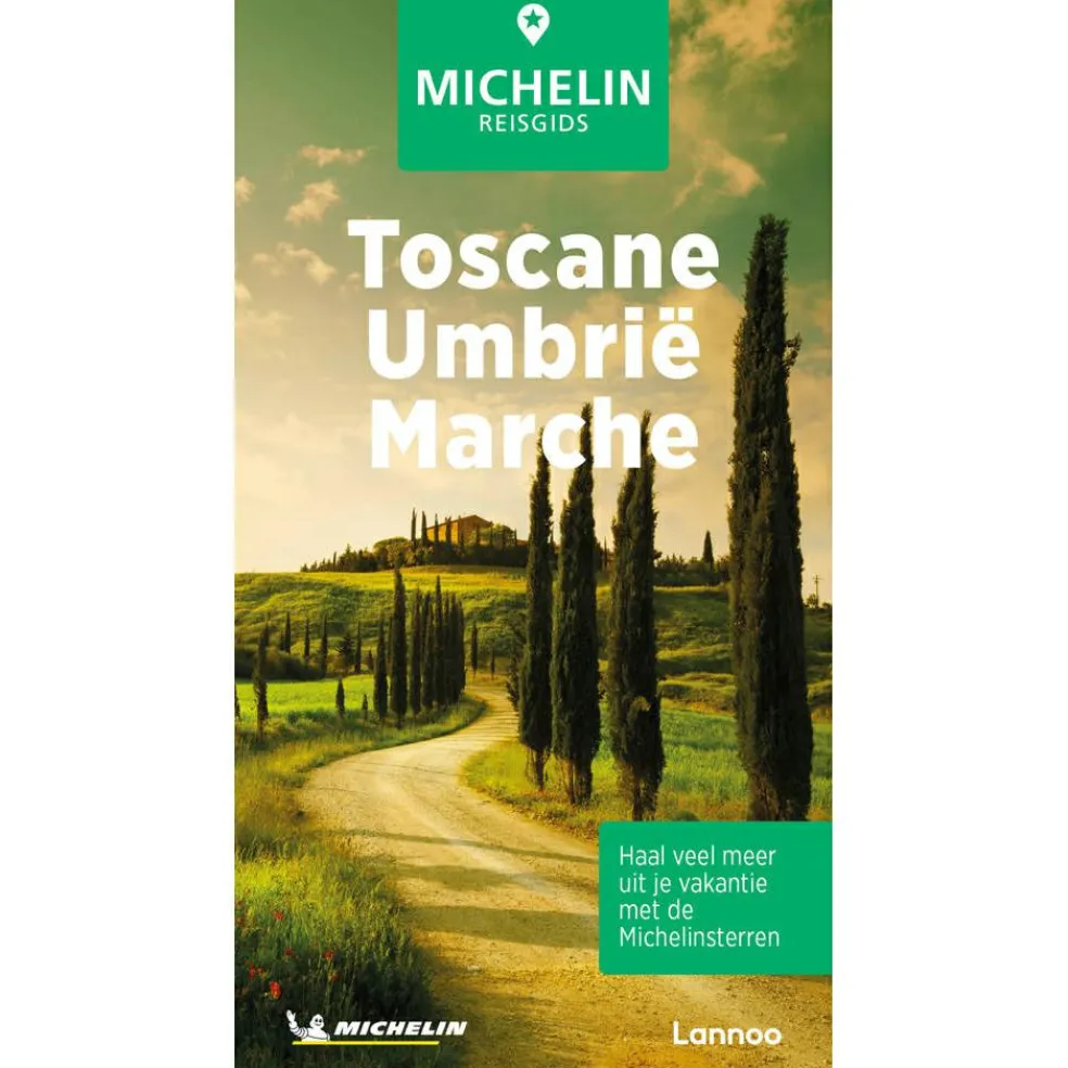 Michelin Toscane Umbrië Marche De Groene reisgids