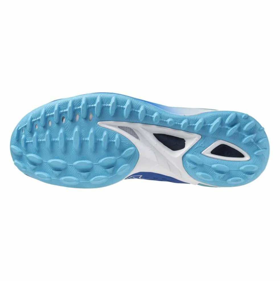 Mizuno Wave Leopardus hockeyschoenen mugen blue white estate blue