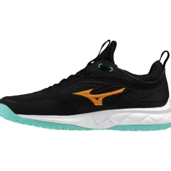 Mizuno Wave Luminous 3 indoorschoenen heren black tangelo icegreen