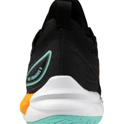 Mizuno Wave Luminous 3 indoorschoenen heren black tangelo icegreen