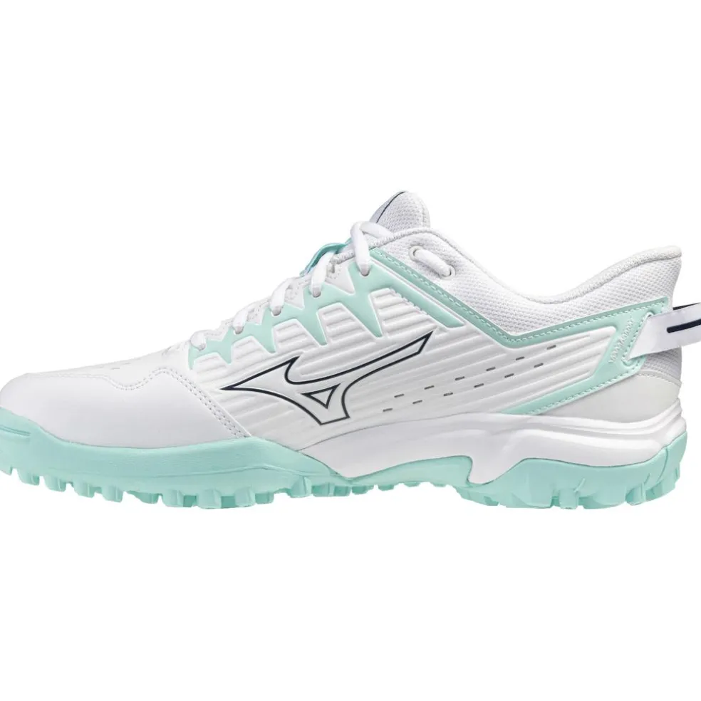 Mizuno Wave Lynx 2 hockeyschoenen dames white blue tint