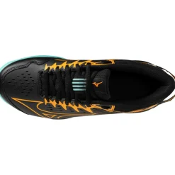 Mizuno Wave Lynx 2 hockeyschoenen junior black tangelo ice green