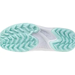 Mizuno Wave Panthera 2 hockeyschoenen dames white blue tint