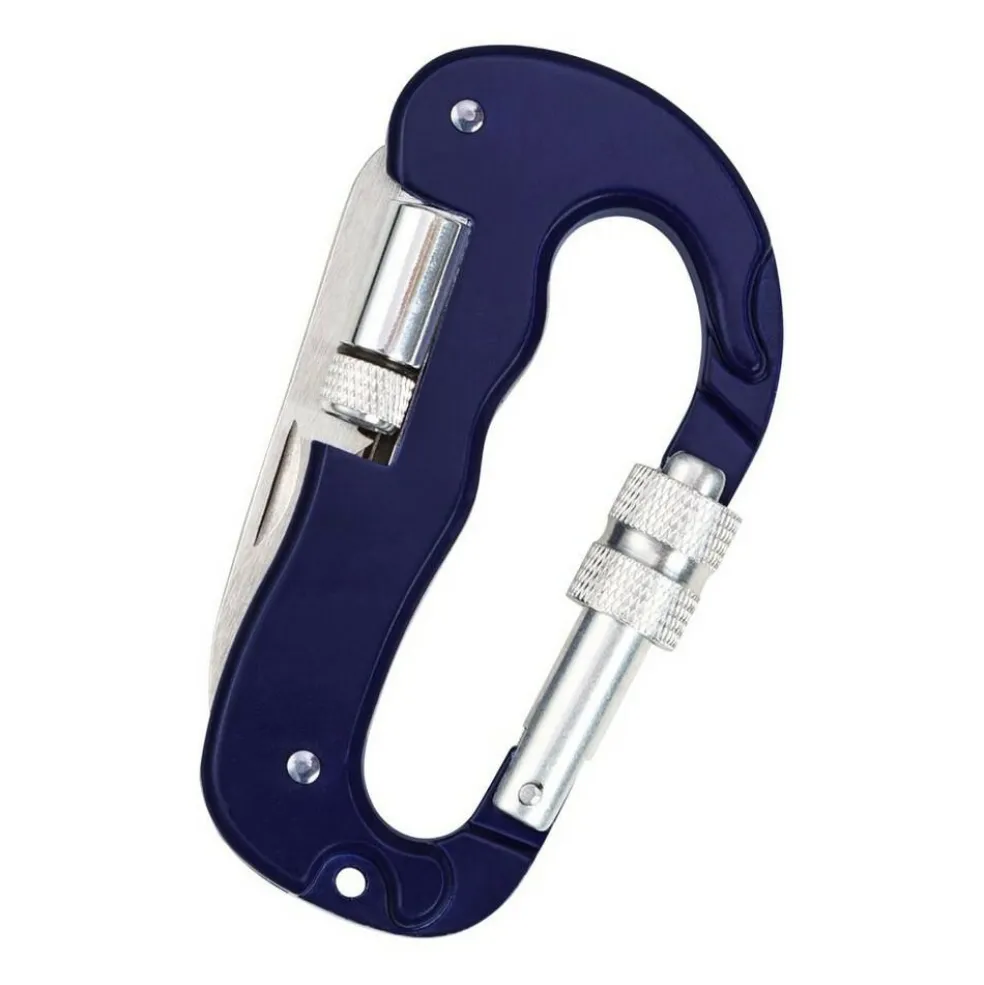 Moses. Verlag Expeditie Natuur Multitool karabijnhaak blauw