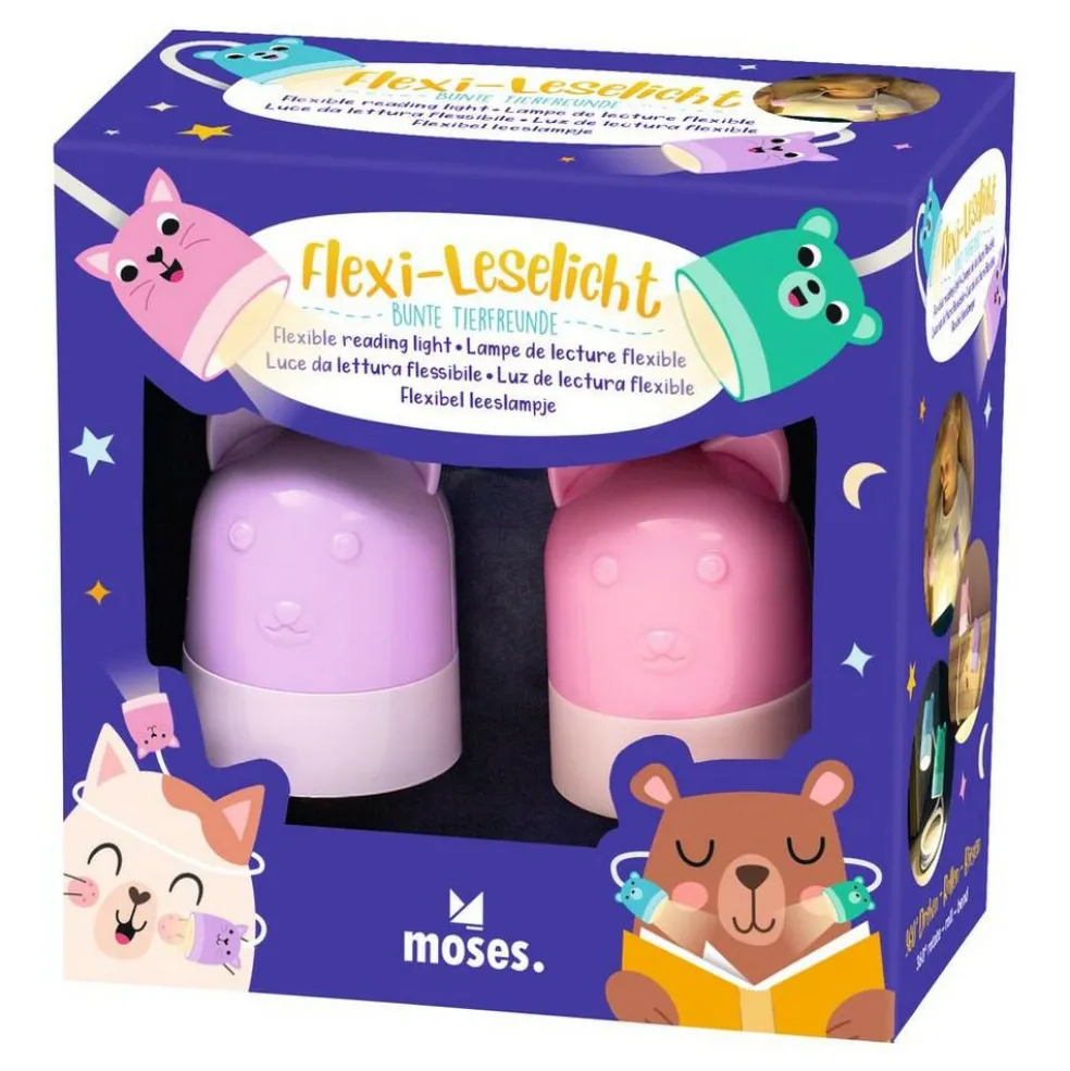 Moses. Verlag Flexibele Dieren leeslamp assorti