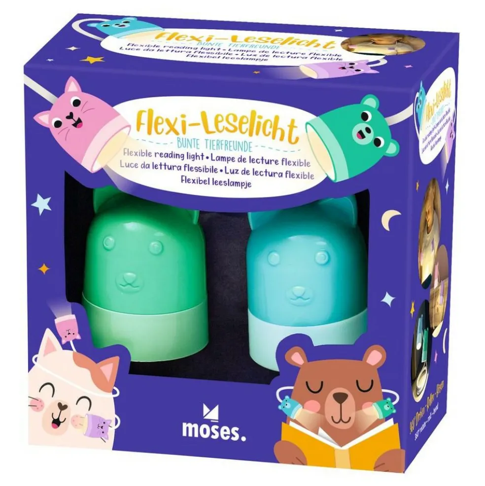 Moses. Verlag Flexibele Dieren leeslamp assorti