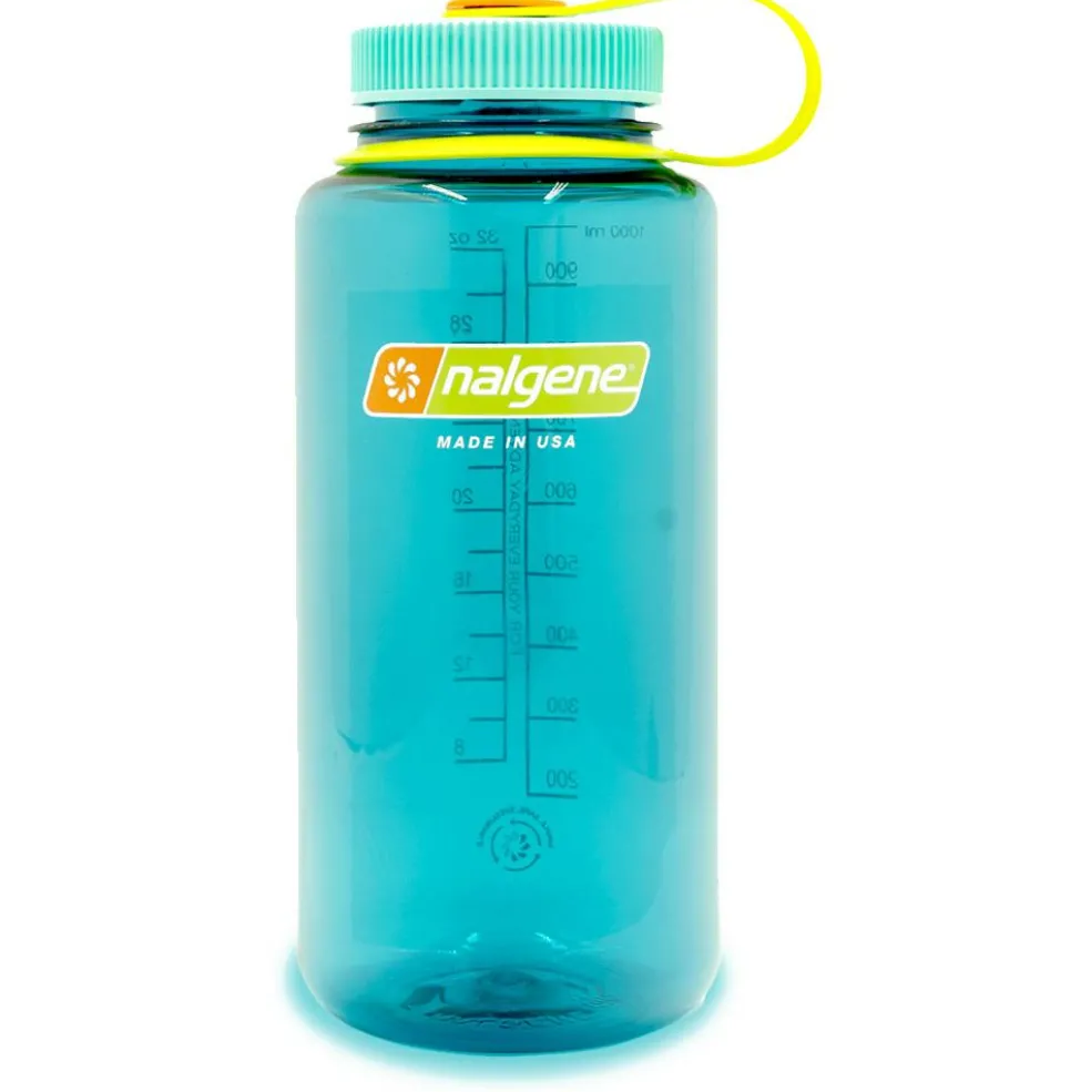 Nalgene Wide Mouth Sustain drinkfles 1 liter cerulean