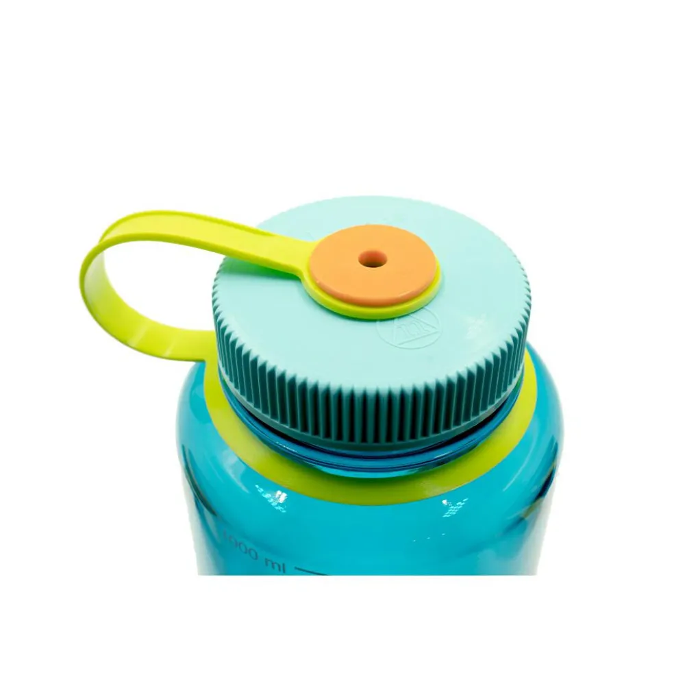 Nalgene Wide Mouth Sustain drinkfles 1 liter cerulean