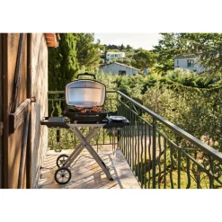 Napoleon TravelQ PRO285EX elektrische barbecue black inclusief onderstel