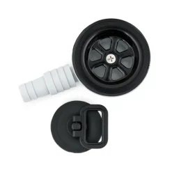 Navy Load haakse afvoerplug 20 - 25 mm zwart