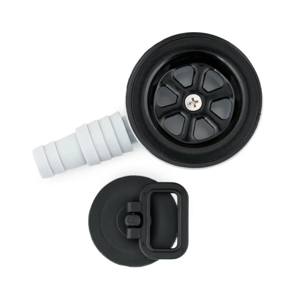 Navy Load haakse afvoerplug 20 - 25 mm zwart