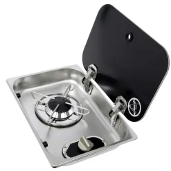 Navy Load  Small 1-pits kookplaat met glazendeksel