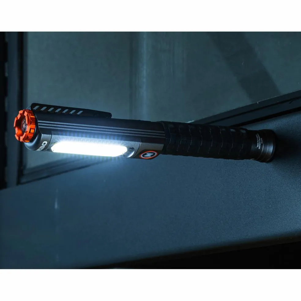 Nebo Big Larry Pro+ oplaadbare zaklamp grijs