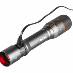 Nebo Davinci 2000 oplaadbare zaklamp grijs