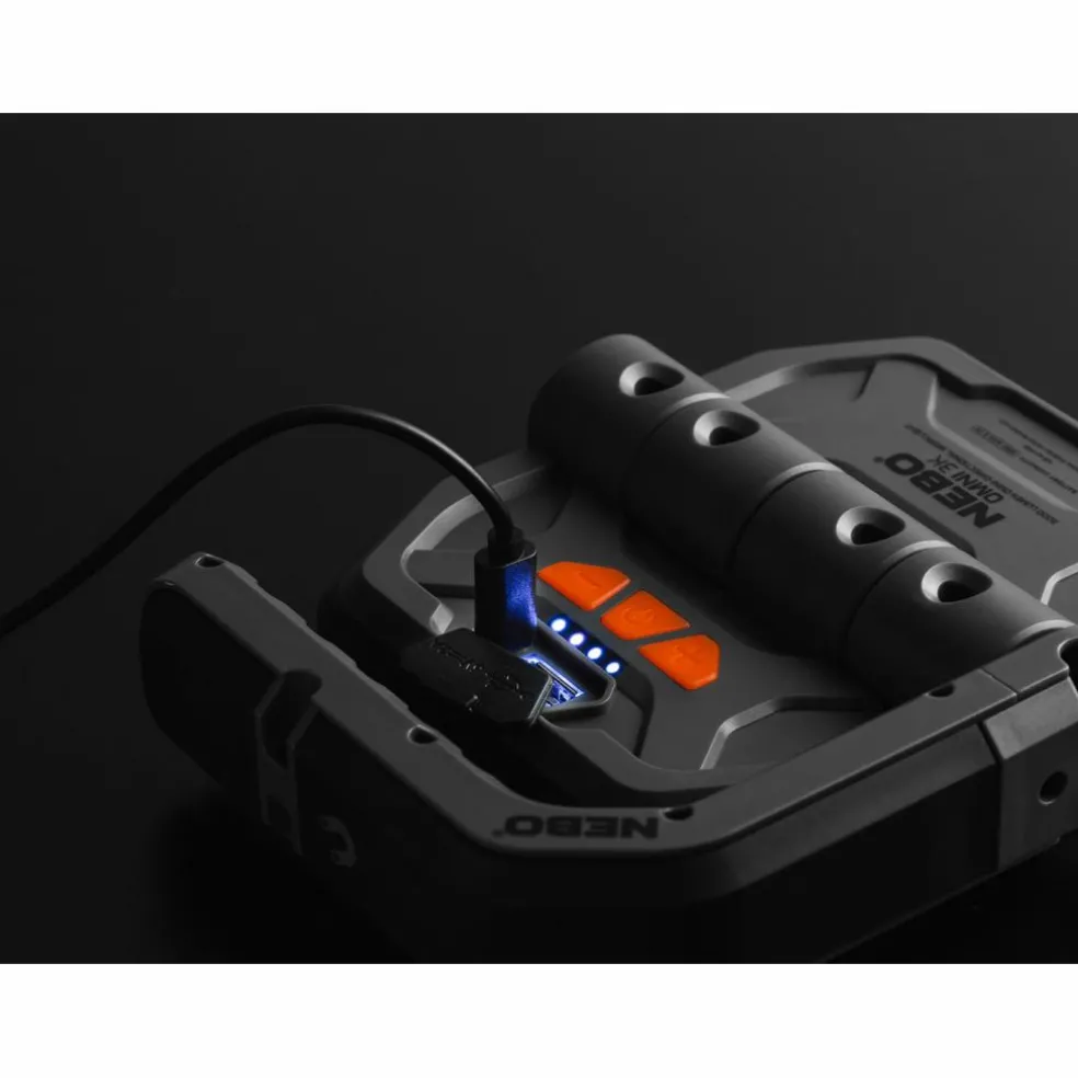 Nebo Omni 3K oplaadbare werklamp zwart