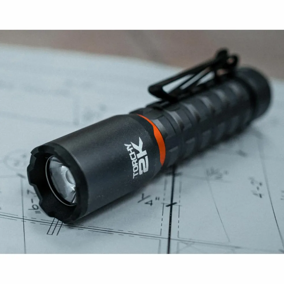 Nebo Torchy 2k oplaadbare zaklamp grijs