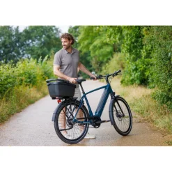 New Looxs  Clipper With Handle 28 liter fietsmand black