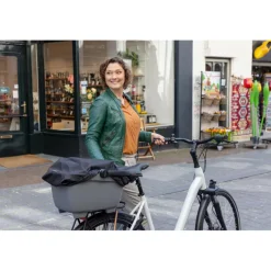 New Looxs  Clipper With Handle 28 liter fietsmand black