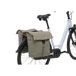 New Looxs  Leeds Double fietstas 38 liter taupe